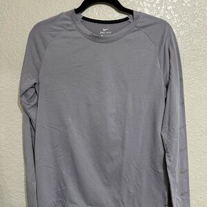Nike Women’s Dri-FIT Running Division Light Gray Long Sleeve Tee